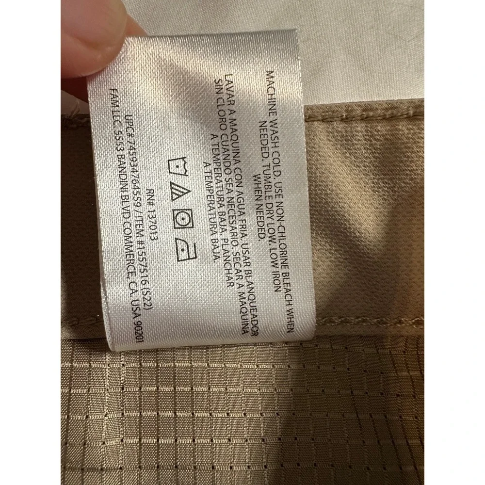 Banana Republic Men's Flat‎ Front Straight Khakis Workwear Size 36 X 30